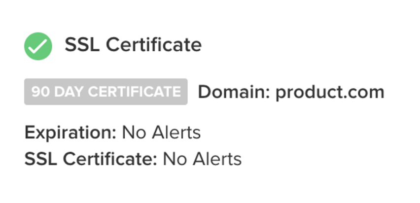 SSL Monitoring UI